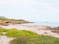 Beautiful natural stone/pebble beach, Alcossebre, Spain