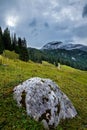 Beautiful nature in the Dolomites mountains in Northern Italy Royalty Free Stock Photo