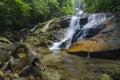 Beautiful in nature Kanching Waterfall located in Malaysia, amazing cascading tropical waterfall