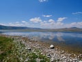 Beautiful nature at Khanchali Lake in Samtskhe-Javakheti National Park, Georgia, close to the Turkish border.