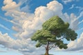 Nature landscapes tree cloud background images