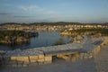 Beautiful nature and landscape photo of summer evening in Sibenik Croatia