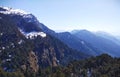 Beautiful nature landscape snowfall mountains Himalayas Royalty Free Stock Photo