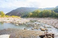 Beautiful nature mountain landscape view. West Morava river valley.The Ovcar-Kablar Gorge in western Serbia