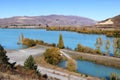 Beautiful nature near Ruataniwha lake, Twizel, New Zealand Royalty Free Stock Photo