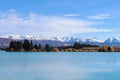 Beautiful nature near Ruataniwha lake, Twizel, New Zealand Royalty Free Stock Photo