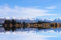 Beautiful nature near Ruataniwha lake, Twizel, New Zealand Royalty Free Stock Photo