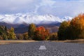 Beautiful nature near Ruataniwha lake, Twizel, New Zealand Royalty Free Stock Photo