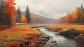 Beautiful nature painting Royalty Free Stock Photo