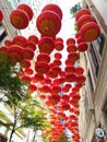 Beautiful nature photography Wan Chai hongkong Street In Chinese new years Lanters Celebrations