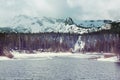 Lake in Sierra Nevada Royalty Free Stock Photo