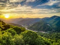 Beautiful nature scenery in maggie valley north carolina Royalty Free Stock Photo