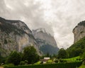 Beautiful nature in Staubbach valley - Lauterbrunnen, Switzerland