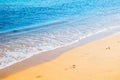 Beautiful Nature Summer Beach Background, selective focus Royalty Free Stock Photo