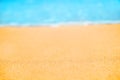 Beautiful Nature Summer Beach Background, selective focus Royalty Free Stock Photo