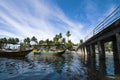 Beautiful in nature, traditional Malaysian fisherman boat on san Royalty Free Stock Photo