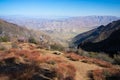 vista with bench overlooking Cuyamaca Mountains in Julian California