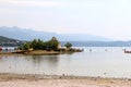 Beach in Posedarje, Croatia Royalty Free Stock Photo