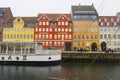 Beautiful new Haven water canal in Copenhagen Royalty Free Stock Photo