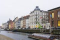 Beautiful new Haven water canal in Copenhagen Royalty Free Stock Photo