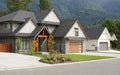 New Custom Exterior Residential Houses Homes For Sale In Canada Royalty Free Stock Photo