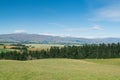 Beautiful New Zealand high hill mountain