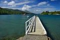 Beautiful New Zealand landscape. Elaine Bay, Marlborough Sounds, South Island Royalty Free Stock Photo