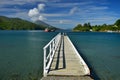 Beautiful New Zealand landscape. Elaine Bay, Marlborough Sounds, South Island Royalty Free Stock Photo