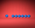 Beautiful Newtonian ball, object collision experiment