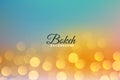 Beautiful nice bokeh lights colorful background design