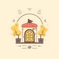 beautiful nice logo restaurant.