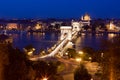 Beautiful night cityscape of Budapest. Royalty Free Stock Photo