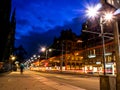 Beautiful night landscape image of Edinburgh