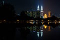 The beautiful night light at Kuala Lumpur. Malaysia.