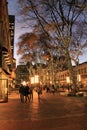 Beautiful night, with people wandering through Faneuil Hall,Boston,Mass,2014