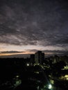 Beautiful night photograph sky and cloud