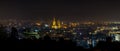 Cork Ireland Beautiful night scene Patrick`s Hill panorama amazing view Royalty Free Stock Photo