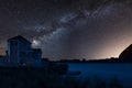 Beautiful night sky astrophotography landscape image of MILKY WA