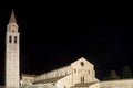 Beautiful night view of the Basilica of Santa Maria Assunta of Aquileia, Udine, Friuli Venezia Giulia, Italy Royalty Free Stock Photo