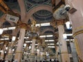 Beautiful night view of Rawdah in Masjid Al Nabawi, Madinah.