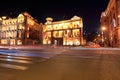 Beautiful night view of shangha bund Royalty Free Stock Photo