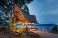 Blue hour Batak Lake Toba