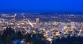 Beautiful Night Vista of Portland, Oregon Royalty Free Stock Photo