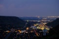 Beautiful Nighttime Mountain View of Golden Colorado