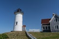 Beautiful Nobska Lighthouse, Cape Cod, Massachusetts Royalty Free Stock Photo