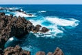 Beautiful North coast of madeira Porto Moniz.