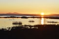 Beautiful Northern California Wetland Sunrise High Quality Royalty Free Stock Photo