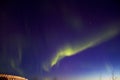 Beautiful northern lights captured near Kiruna Iron Ore mine, Sweden