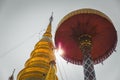 Beautiful Northern Style Pagoda Thai Temple Arts Royalty Free Stock Photo