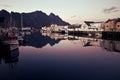 Beautiful Norwegian Harbour Reflections